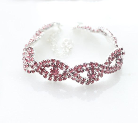 Wholesale Diamond Claw Chain Alloy Bracelets